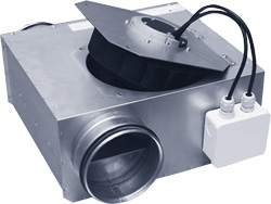 Низкопрофильные канальные вентиляторы с ЕС-двигателем в изолированном корпусе для круглых воздуховодов серии LPKВI